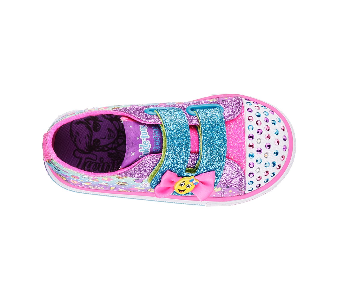 Skechers Girls Twinkle Toes: Shuffles - Giggle Days Multi
