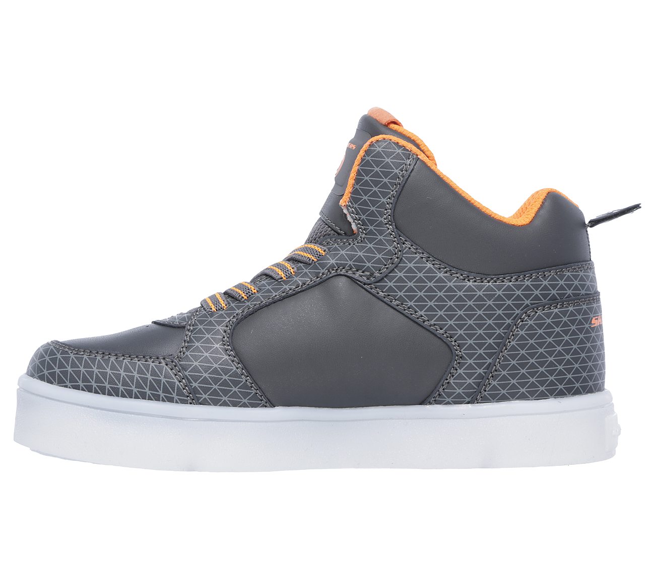 Skechers Boys S Lights: Energy Lights - Tarvos Charcoal/Orange