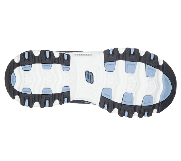 Skechers Women D'lites - Life Saver Navy/White/Light Blue