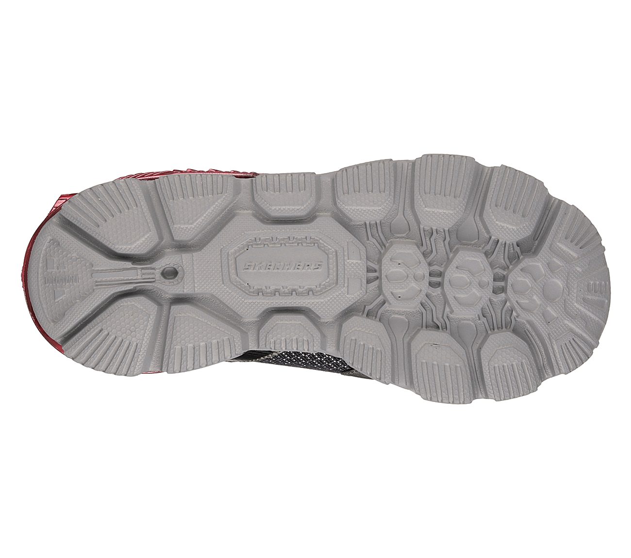 Skechers Boys Lights: Orbitors - Parsec Gunmetal/Red