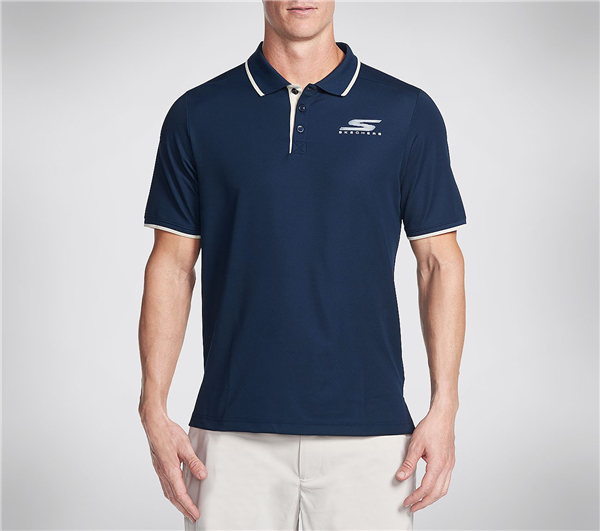 Skechers Men GO Golf Albatross Polo Shirt Navy