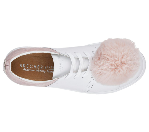 Skechers Women Moda - Pom Street White/Pink