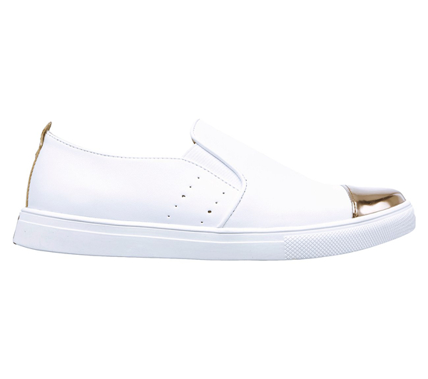 Skechers Women Moda - Toe Tapper White/Rose Gold