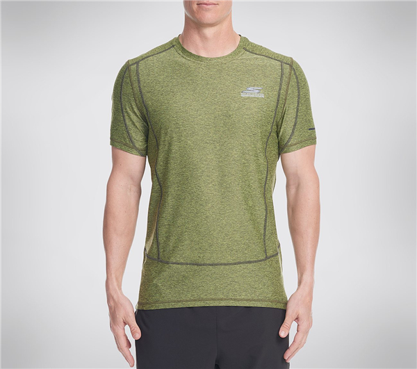 Skechers Men K Short Sleeve Tee Shirt Yellow