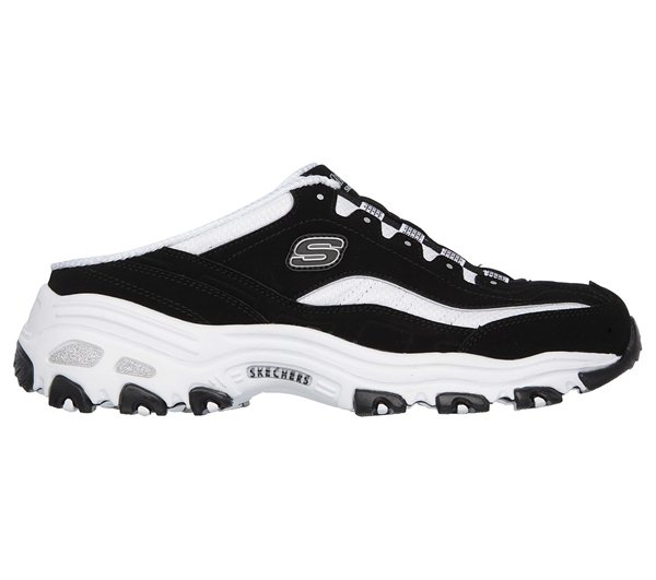 Skechers Women D'Lites - Set In Stone Black/White