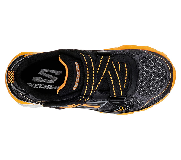 Skechers Boys Advance II Charcoal/Orange