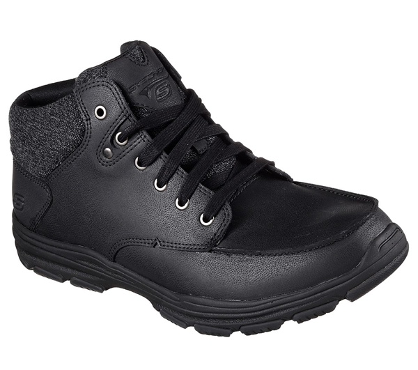 Skechers Men Boots: Garton - Meleno Black