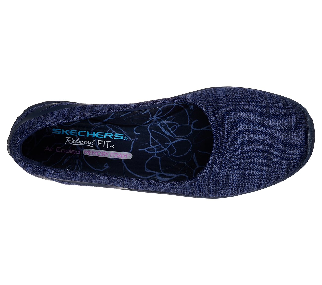 Skechers Women Relaxed Fit: Reggae Fest - Dread Knit Navy