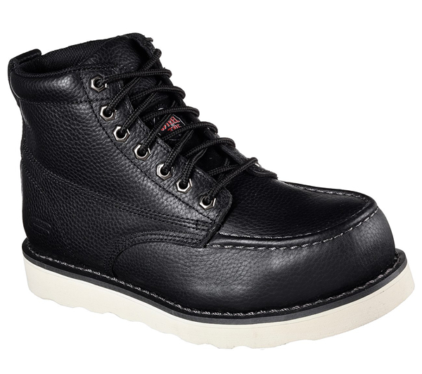 Skechers Men Work: Relaxed Fit Pettus - Grafford Black