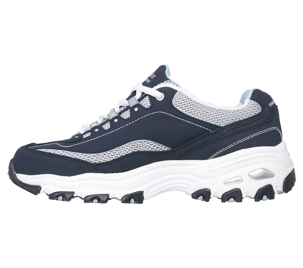 Skechers Women D'lites - Life Saver Navy/White/Light Blue