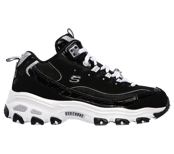 Skechers Women D'Lites - Style Revamp Black/White