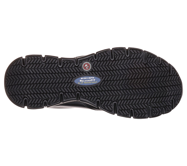 Skechers Women Work: Relaxed Fit Sure Track - Vonn Black