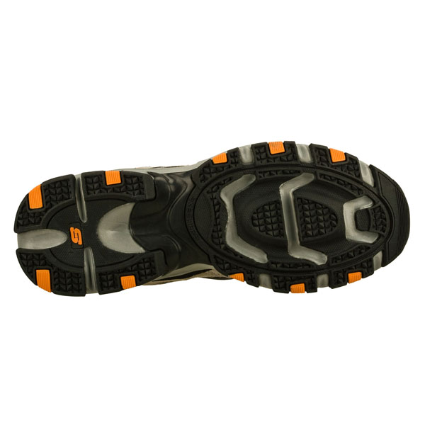 Skechers Men Extra Wide Fit (4E) Shoes - Trait Taupe/Black