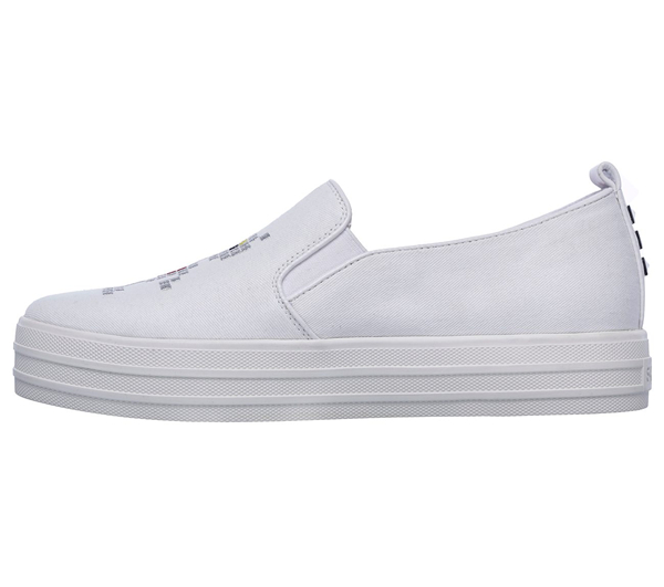 Skechers Women Double Up - Robot Love White