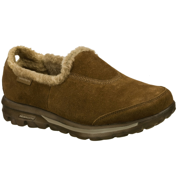 Skechers Women GOwalk - Fuzzy Chocolate