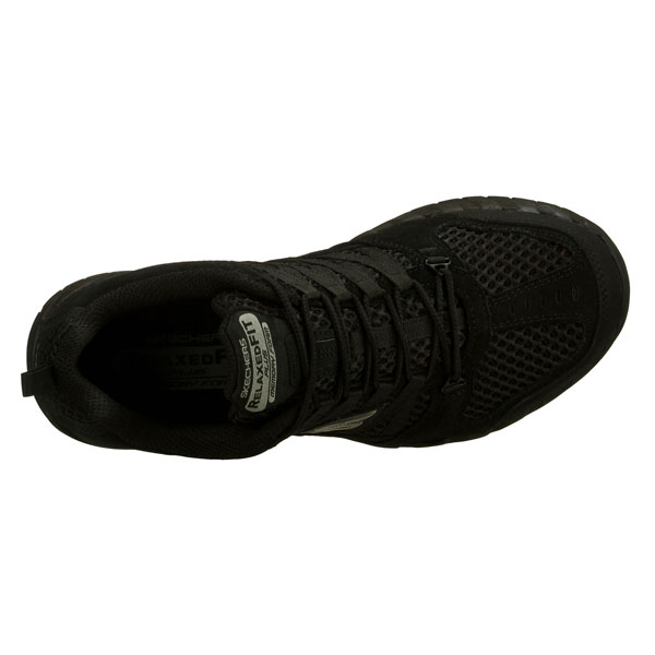Skechers Men Extra Wide Fit (4E) Shoes - Outland Black/Charcoal