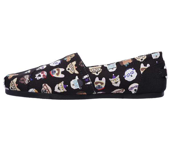 Skechers Women Bobs Plush - Pup Smarts Black