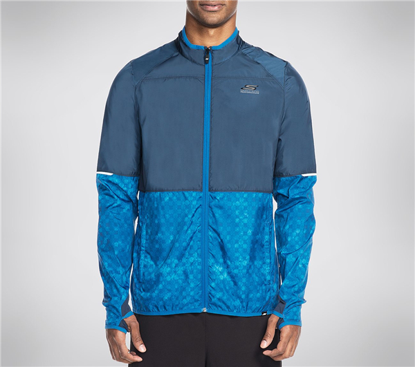 Skechers Men Headwind Packable Jacket LMJAS Navy