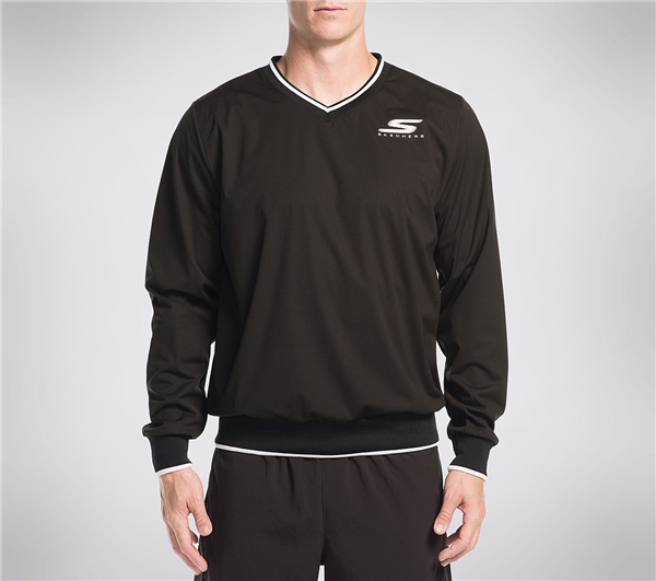 Skechers Men GO Golf Brookhurst Long Sleeve Windshirt Black