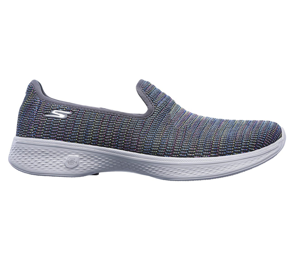 Skechers Women GOwalk 4 - Select Gray/Multi
