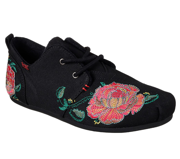 Skechers Women Bobs Plush - Heavy Petal Black/Multi
