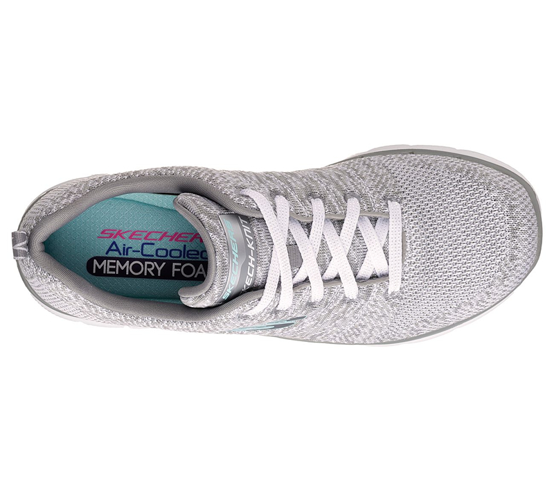 Skechers Women Flex Appeal 2.0 - High Energy White/Gray