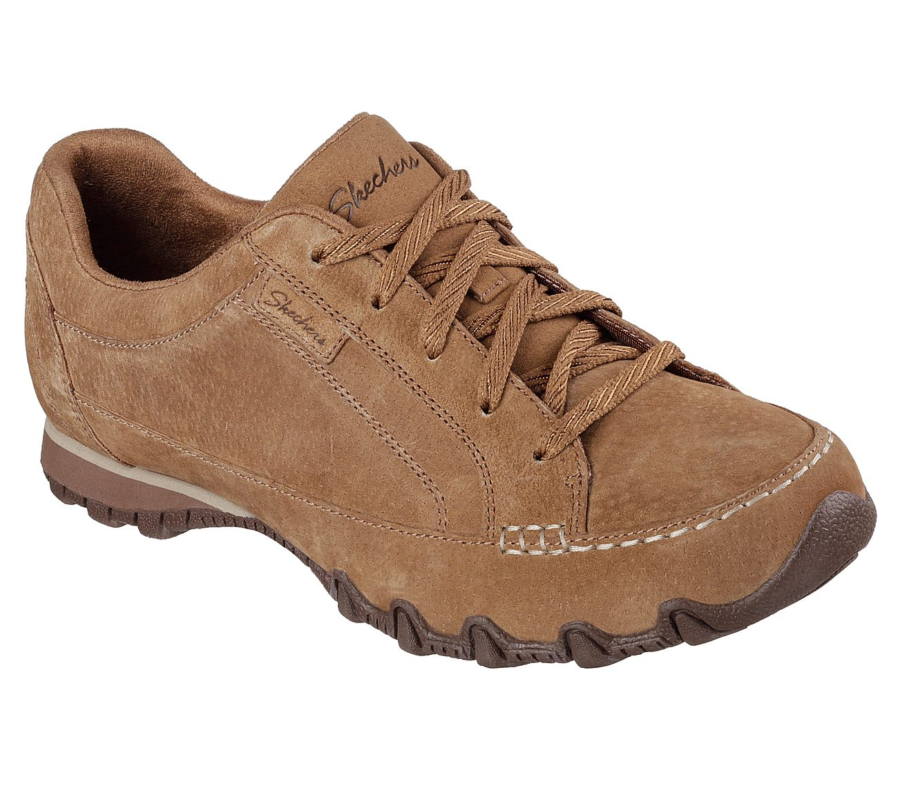 Skechers Women Relaxed Fit: Bikers - Curbed Desert Brown