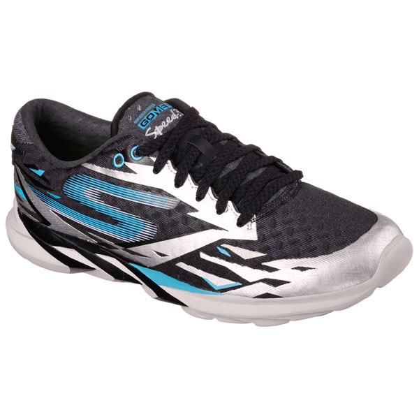 Skechers Men Extra Wide Fit (4E) Shoes - Speed Black/Blue