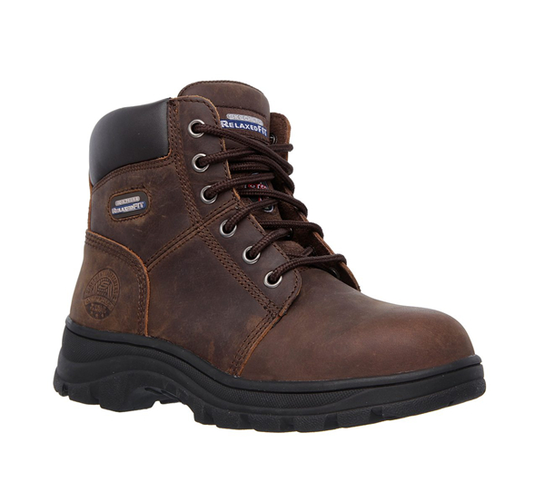 Skechers Women Work: Relaxed Fit Workshire - Peril Brown