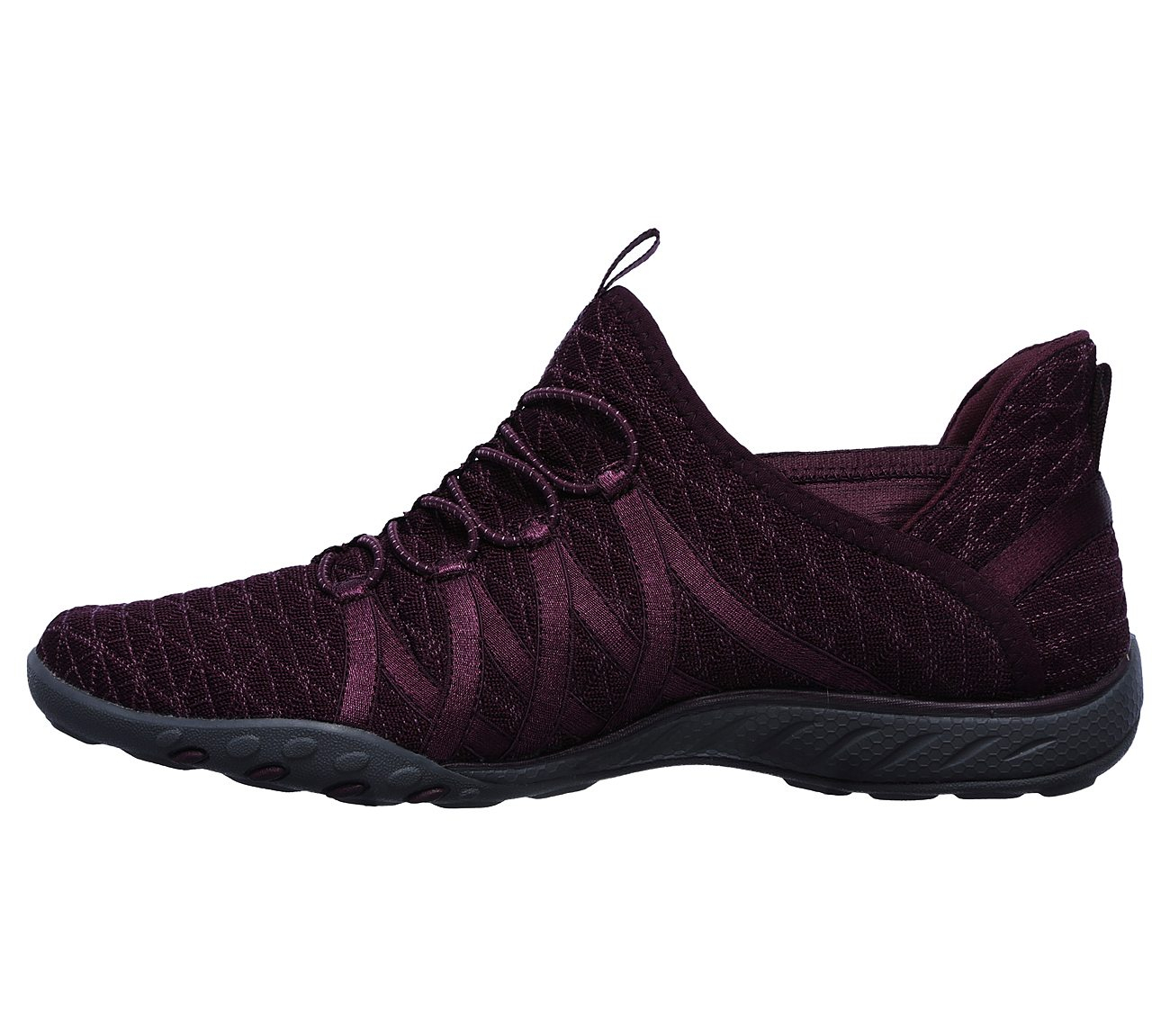 Skechers Women Relaxed Fit: Breathe Easy - Viva-City Burgundy