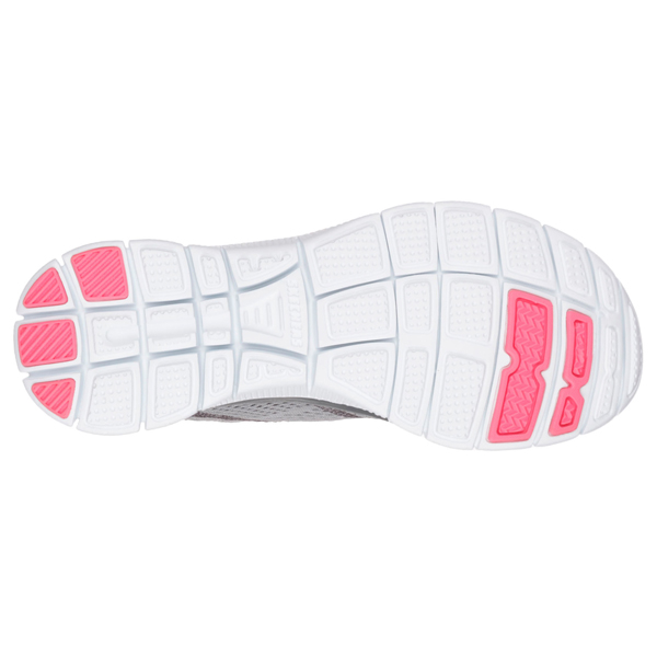 Skechers Women Flex Appeal - Obvious Choice Light Gray/Coral