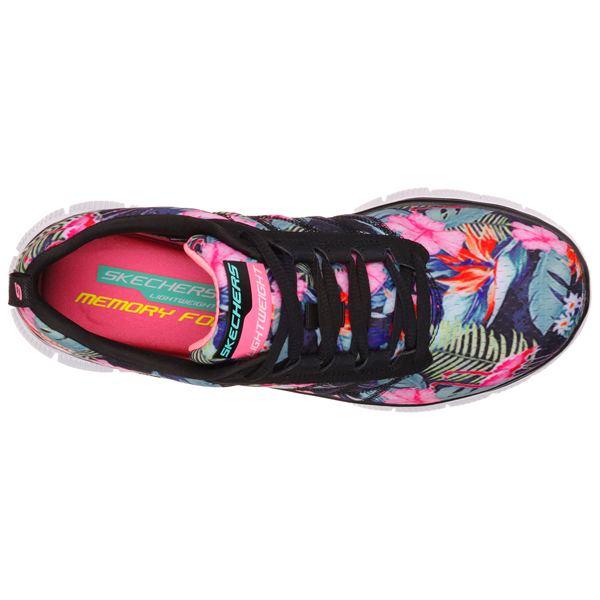 Skechers Women Flex Appeal - Floral Bloom Black/Multi