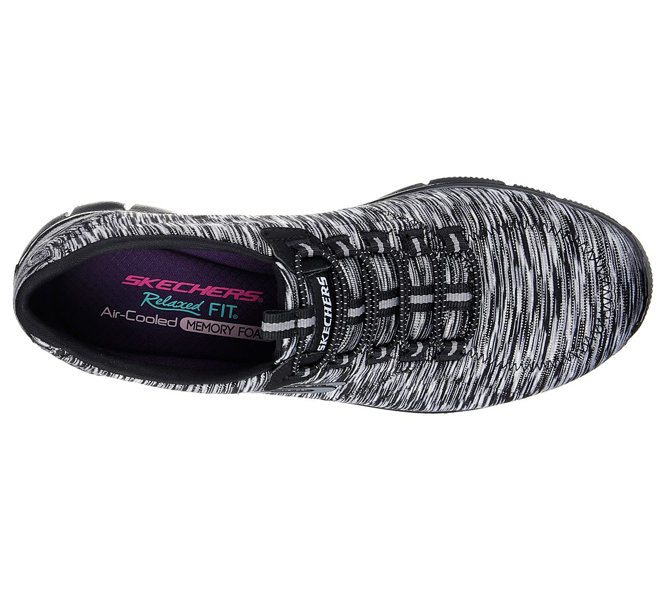 Skechers Women Relaxed Fit: Empire - Game On Black/Charcoal