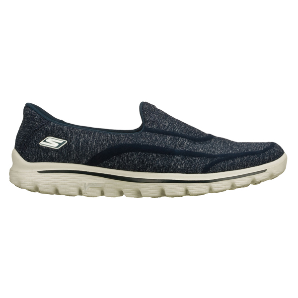 Skechers Women GOwalk 2 - Super Sock Navy/Gray