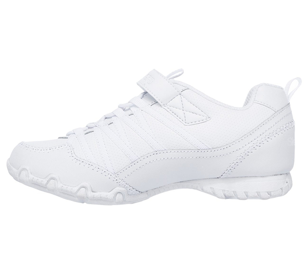 Skechers Girls Bikers II - Grammar Glorious White