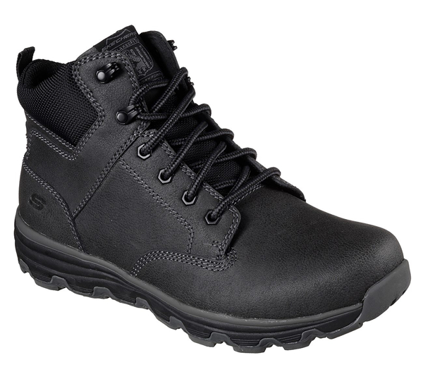 Skechers Men Boots: Format - Glaven Black
