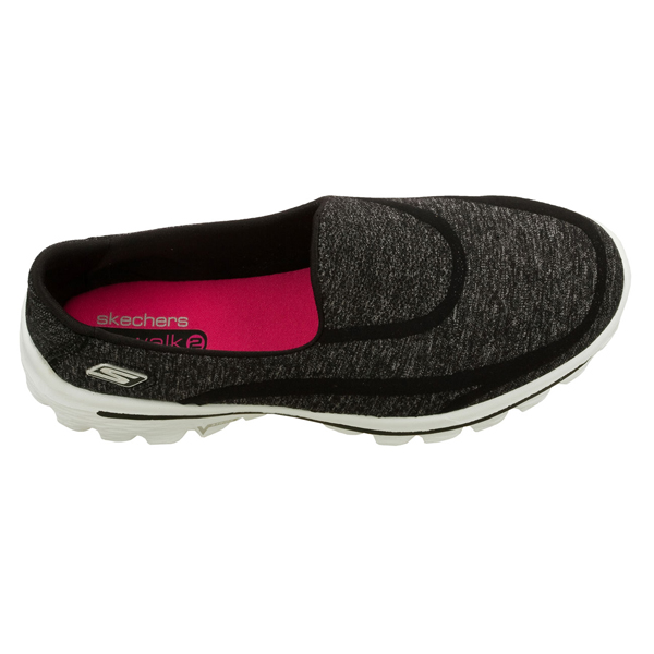 Skechers Women GOwalk 2 - Super Sock Black/White