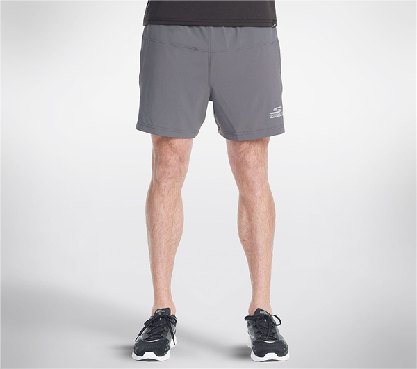 Skechers Men Distance 5-Inch Shorts Gray