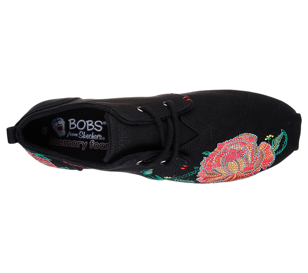 Skechers Women Bobs Plush - Heavy Petal Black/Multi