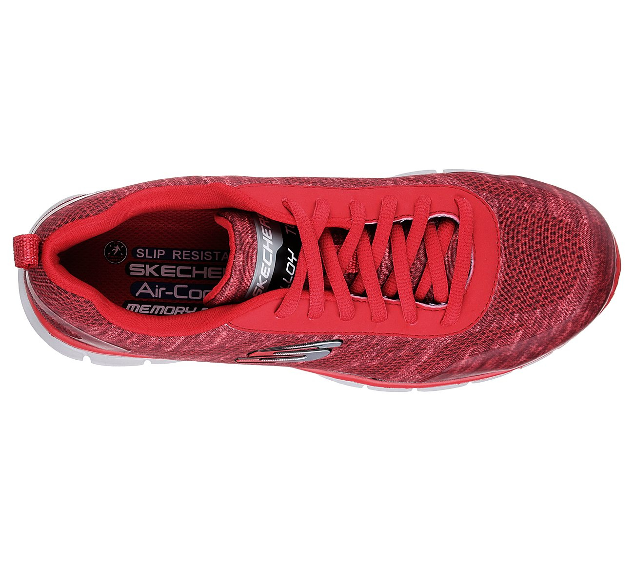 Skechers Women Work Relaxed Fit: Synergy - Arrey Alloy Toe Red/Gray