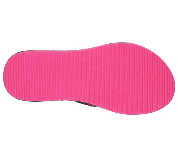 Skechers Girls Twinkle Toes: Sunshines Black/Hot Pink