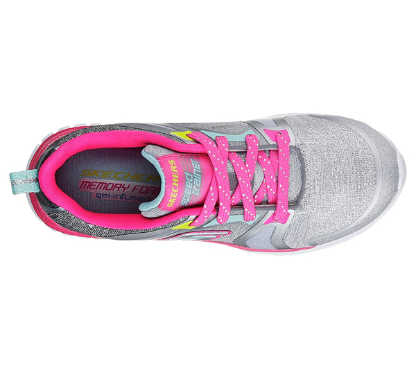Skechers Girls Speed Trainer Gray/Multi