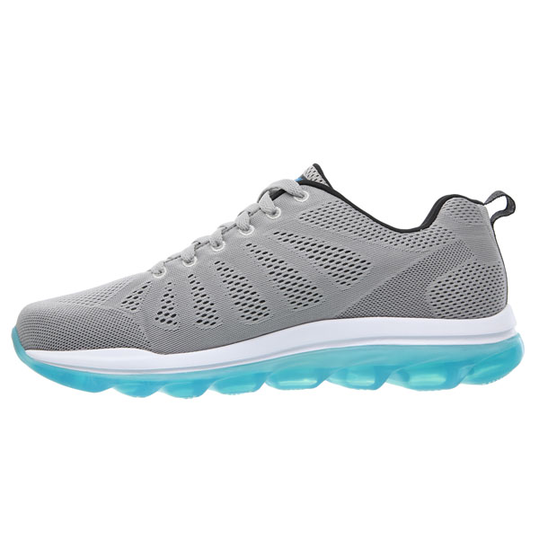 Skechers Men Extra Wide Fit (4E) Shoes - Game Changer Light Gray/Blue