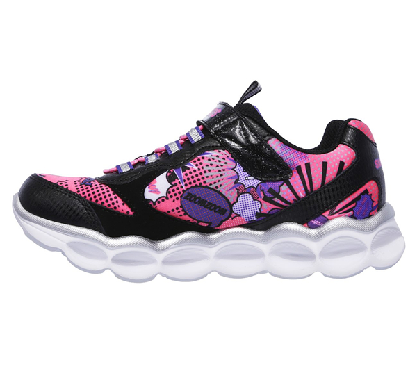 Skechers Girls S Lights: Lumi-Luxe Black/Multi