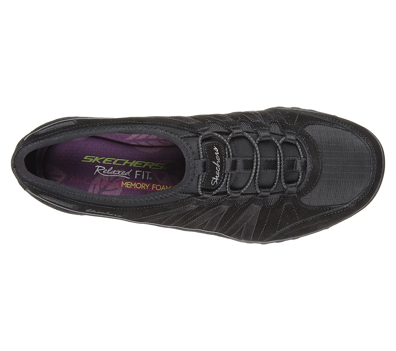 Skechers Women Relaxed Fit: Breathe Easy - Moneybags Black