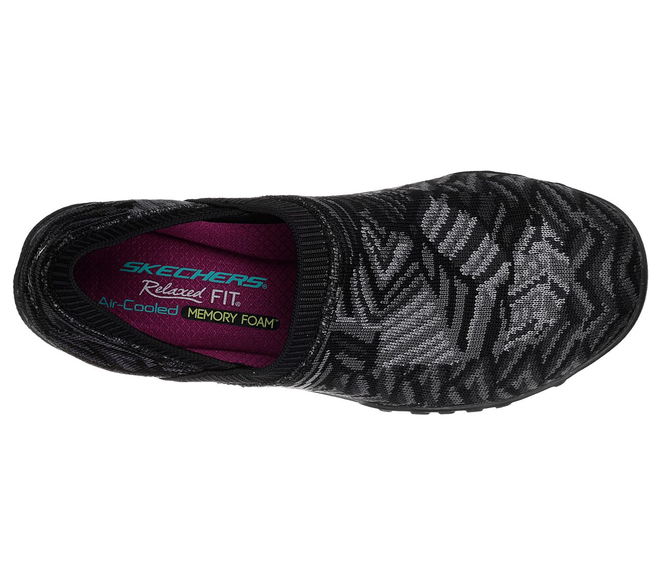 Skechers Women Relaxed Fit: Breathe Easy - Lassie Black/Gray