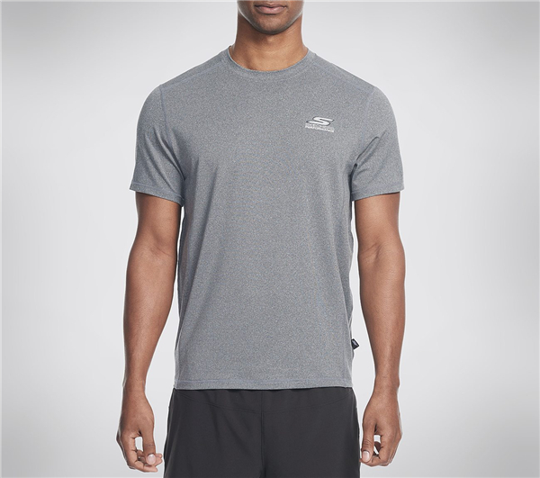 Skechers Men Lateral Tech Tee Shirt Gray