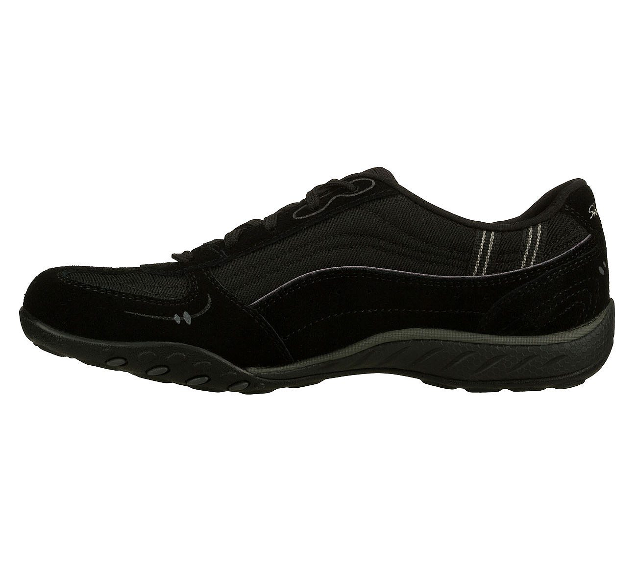 Skechers Women Relaxed Fit: Breathe Easy - Just Relax Black/Charcoal
