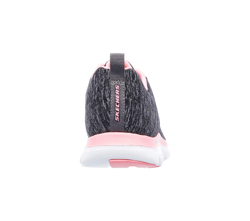 Skechers Women Flex Appeal 2.0 Black/Coral