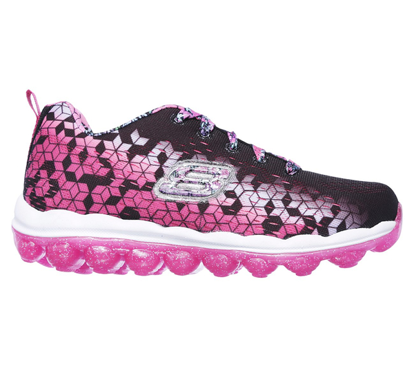Skechers Girls Skech-Air - Fade Fly Black/Hot Pink